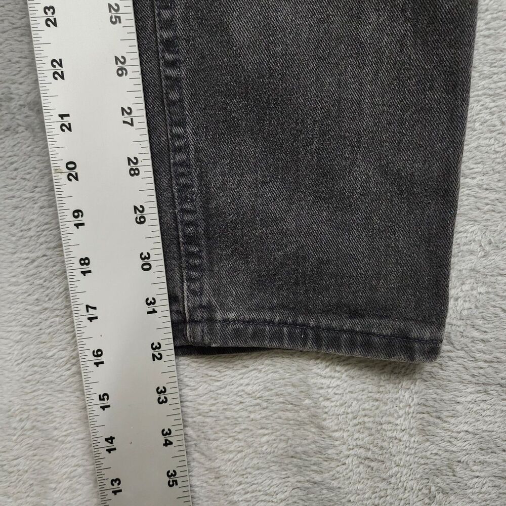 Levis Womens 10 MIS L Black 550 Jeans 100% Cotton Made in USA Relaxed Fit - Picture 12 of 13